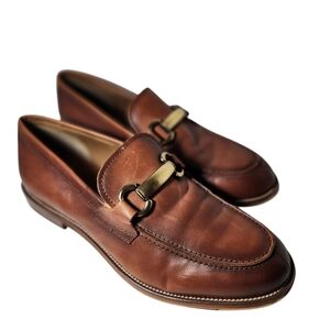Aldo Classic Brown Leather Loafers